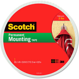 Scotch® Foam Mounting Double-Sided Tape 3/4"" Wide x 350"" Long