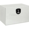 Buyers Stainless Steel Underbody Truck Box w/ T-Handle - Polished Gray 18x18x48 - 1702660