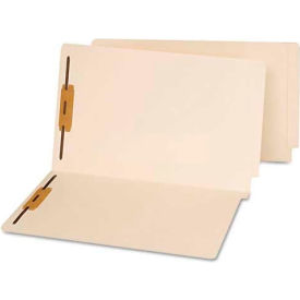 Universal® End Tab Folders Two Fasteners Legal Manila 50/Box