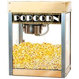 BenchMark USA 11048 Premier Popcorn Machine 4 oz Gold/Silver 120V 930W