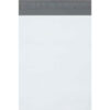 Global Industrial™ Expansion Poly Mailers 10""W x 13""L x 2""D 2.5 Mil White 100/Pack