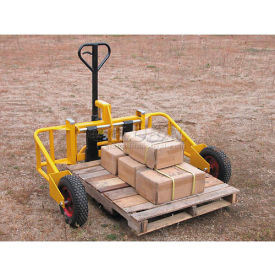 Vestil All Terrain Manual Pallet Jack 2000 lb. Capacity 64""W x 32""L Forks