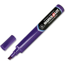 Marks-A-Lot Large Chisel Tip Permanent Marker Green Ink 12/Pk