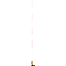 2673-00001 Hydrant/Utility Marker 5' Long with Flat Bracket Red/White