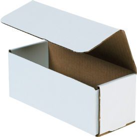 Global Industrial™ Corrugated Mailers 8""L x 3""W x 3""H White