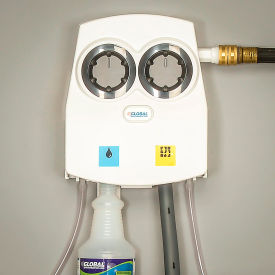 Global Industrial™ Universal Cleaning Chemical Dilution Dispenser Dual Flow 2-Chemical