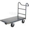 Global Industrial™ Steel Deck Truck 48x24 2400 Lb. Cap. 8"" Rubber Casters - Ergo Handle