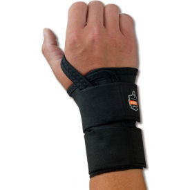 Ergodyne® ProFlex® 4010 Double Strap Wrist Support Black Medium Left