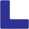 Floor Marking Tape Blue L Shape 25/Pkg. LM110B