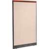 Interion® Deluxe Electric Office Partition Panel 48-1/4""W x 101-1/2""H Tan
