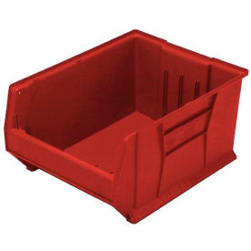 Quantum Plastic Hulk Stacking Bin 16-1/2""W x 30""L x 15""H Red