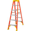 Werner 6' Dual Access Fiberglass Step Ladder 300 lb. Cap - T6206