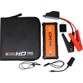 K-Tool International Compact Jump Starter 1500 Amp 12-Volt 24000Mah
