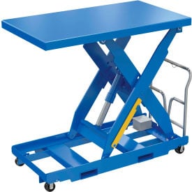 Portable Electric Hydraulic Lift Table 12V DC 48x48 - 1000 Lb. Capacity