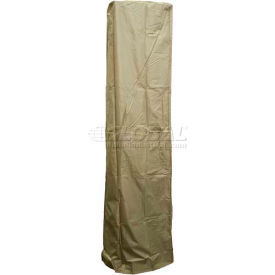 Hiland Patio Heater Cover HVD-SGTCV-T 87""H Heavy Duty for 36"" Square Glass Tube Tan
