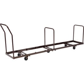 Interion® Chair Cart for Folding Chairs - Vertical Stack - 50 Chair Capacity
