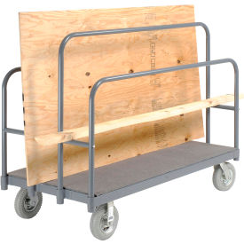 Global Industrial™ Panel Sheet & Lumber Truck with Carpeted Deck 1200 Lb. Capacity