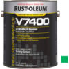 Rust-Oleum V7400 Series 340 VOC DTM Alkyd Enamel Safety Green Gallon Can - 245476
