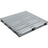 Global Industrial™ Stackable Open Deck Pallet Galvanized Steel2-Way48""x48""8000 Lb Stat Cap