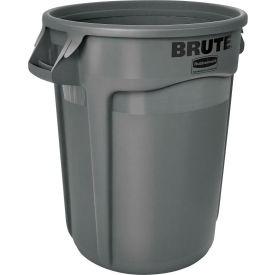 Rubbermaid Brute® 2643-60 Trash Container w/Venting Channels 44 Gallon - Gray
