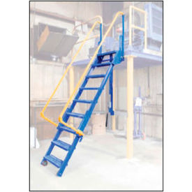 Folding Mezzanine Ladder 84""H