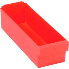 Quantum Super Tuff Euro Drawer QED602 - 5-9/16""W X 17-5/8""L X 4-5/8""H Red