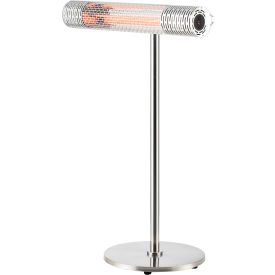 Global Industrial® Infrared Patio Heater w/Remote Control Free Standing 1500W 30-3/4""L