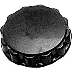 Allpoints 22-1294 2 1/2"" Fluted Black Knob