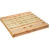 Global Industrial™ Stackable Open Deck Pallet New Hardwood 2-Way 48""x48"" 3500 Lb Stat Cap