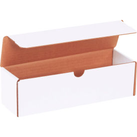 Global Industrial™ Corrugated Literature Mailers 10""L x 3""W x 3""H White