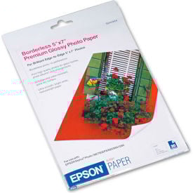 Premium Photo Paper 5"" x 7"" White 20 Sheets/Pack