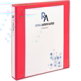 Avery® Durable View Binder with Slant Rings 1"" Capacity Coral
