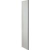 Side Panel 22235 for 21""D Extra Wide Designer Wood Locker without Sloping Hood Gray