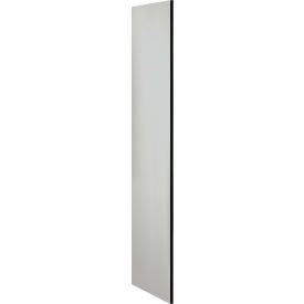 Side Panel 22235 for 21""D Extra Wide Designer Wood Locker without Sloping Hood Gray