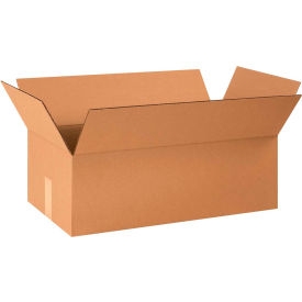 Global Industrial Cardboard Corrugated Boxes 24""L x 12-1/2""W x 8""H Kraft