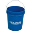 Global Industrial™ 5 Gallon Open Head Plastic Pail with Steel Handle - Blue