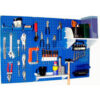 Wall Control Pegboard Standard Tool Storage Kit Blue/White 48"" X 32"" X 9""