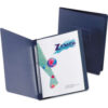 Oxford® Paper Report Cover Large 2 Prong Fastener Letter 3"" Capacity Dk Blue 25/Box