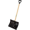 Union Tools® 1627400 18"" Poly Combo Snow Shovel W/ Wood D-Grip Handle