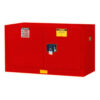 Justrite® Piggyback Paint & Ink Cabinet w/ Manual 2 Doors 17 Gal. Cap. 43""W x 18""D x 24""H