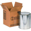 Global Industrial Haz Mat Boxes 1 Gal. Paint Can 6-7/8""L x 6-7/8""W x 7-7/8""H 20/Pk