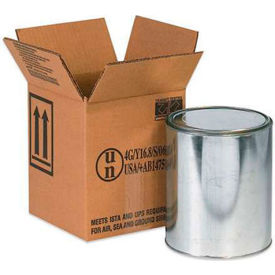 Global Industrial™ Haz Mat Boxes 1 Gal. Paint Can 6-7/8""L x 6-7/8""W x 7-7/8""H 20/Pk
