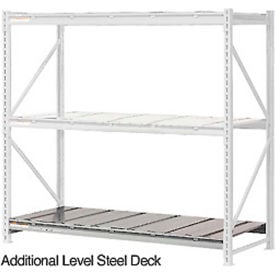 Global Industrial™ Additional Shelf Extra Heavy Duty Rack Steel Deck 96""W x 36""D Gray