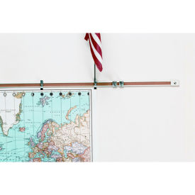 Balt® Map Rails - Set of 6 - 96""W x 1""H