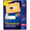 Avery® White Weatherproof Laser Shipping Labels 1-1/3 x 4 700/Pack