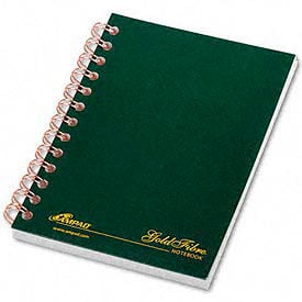 Gold Fibre® Personal Notebook College Rule 5x7 Classic Green 100 Sheets