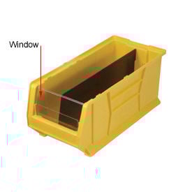 Quantum Clear Window WUS955/975 For Hulk Bins QUS955/965/975/985 18-1/4W x 12H Price Per Each