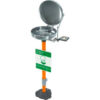 Guardian Equipment Eye Wash Pedestal Mounted Stainless Steel Bowl and Cover G1825BC
