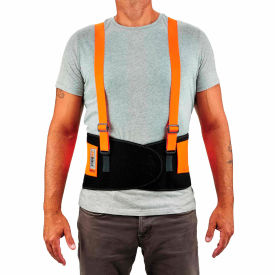 Ergodyne® ProFlex® 100 Economy Hi-Vis Back Support Orange XL