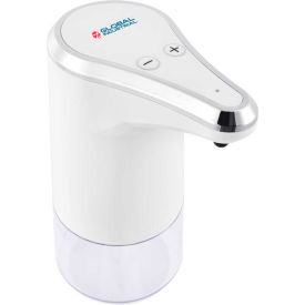 Global Industrial Countertop Automatic Soap Or Sanitizer Gel Dispenser 350 ml White/Chrome